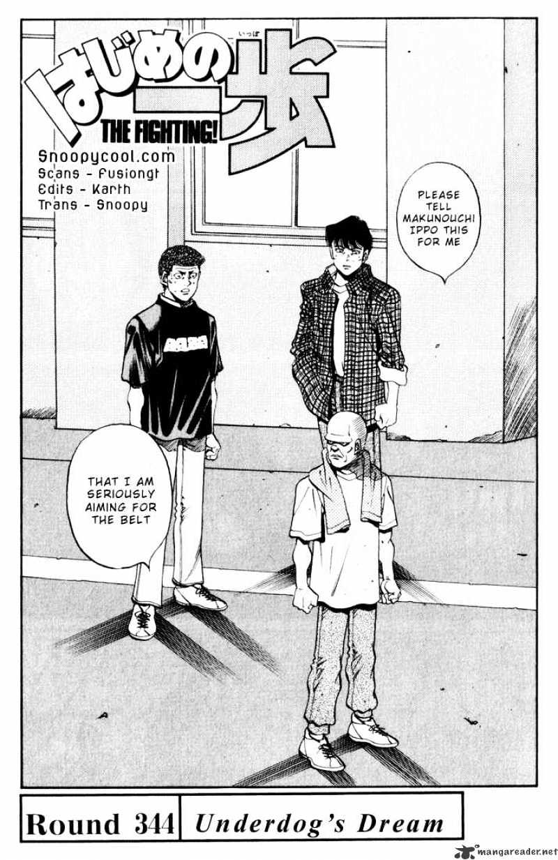 Hajime no Ippo: Fighting Spirit, Chapter 344 image 04